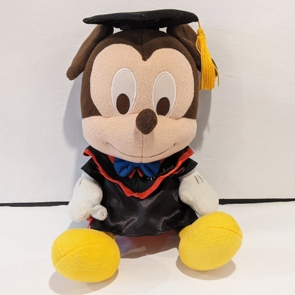 2/$20 Disney Mickey Mouse Graduation Plush 15"